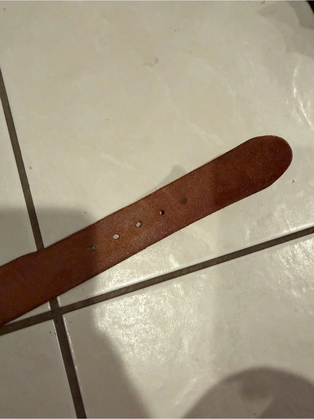 Vintage Tooled Leather Western Belt Animals